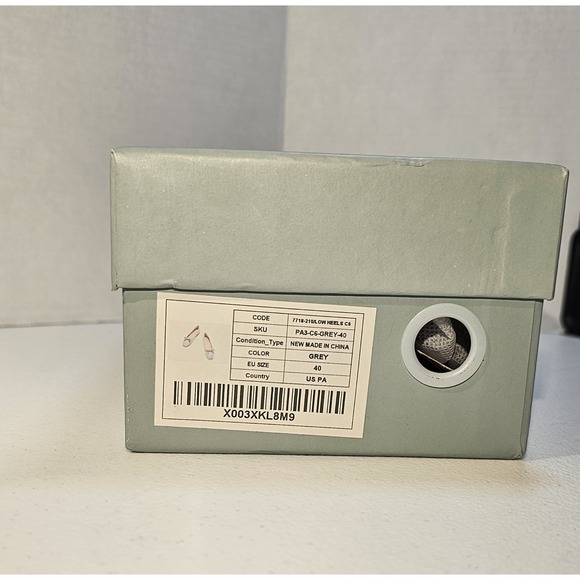 C. Paravano Women's Pump | Square Toe Chunky Heels | Leather Low Heel Pumps  40 - Picture 5 of 13